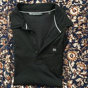 LARGE Travis Mathew Black Polo